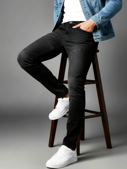 NEW FOUR POCKET CARGO – 9 ASH BLACK