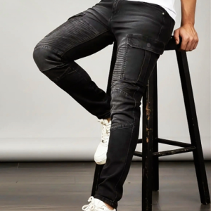 NEW SIX POCKET CARGO – 8 ASH BLACK