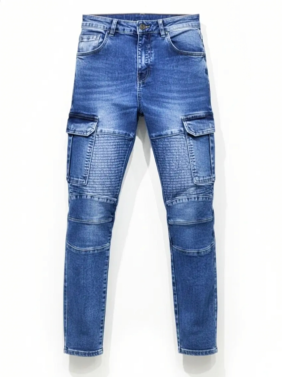 NEW SIX POCKET CARGO – 8 LITE BLUE - Image 3